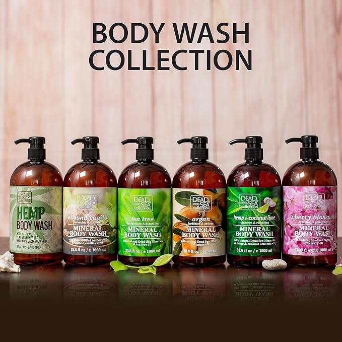 Dead Sea Collection Almond Vanilla Body Wash - Image 8