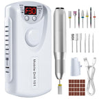 Droyek Electric Nail Drill Portable Nail Drill Professional 30000 RPM 13 Salon by Droyek