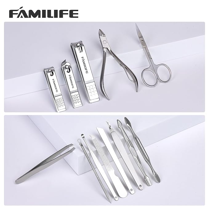FAMILIFE Manicure Set, Nail Professional Kit Manicure Kits Nail Clipper Sets - Image 7