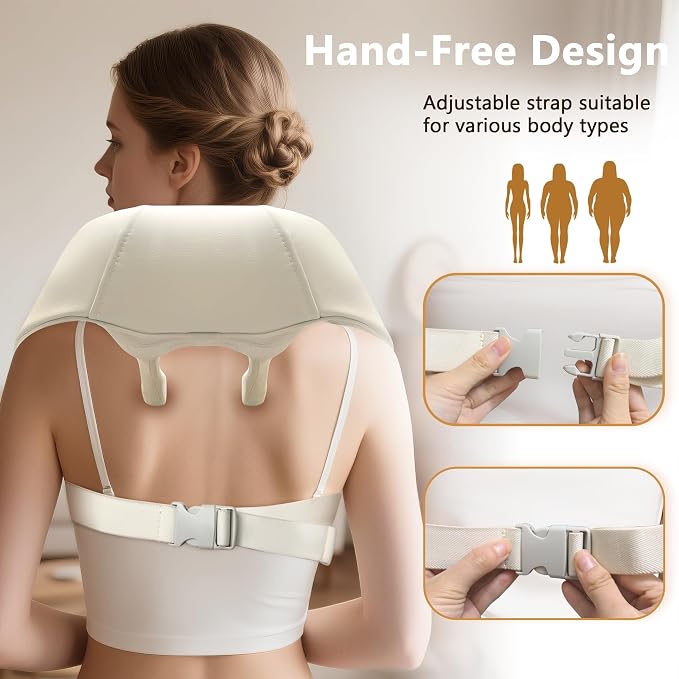 Joyset Neck Massager for Pain Relief Deep Tissue, Cordless Neck Massager and - Image 3