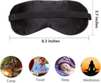 100% Mulberry Silk Sleep Mask Blackout, Cute Natural Sleeping Mask - Image 6