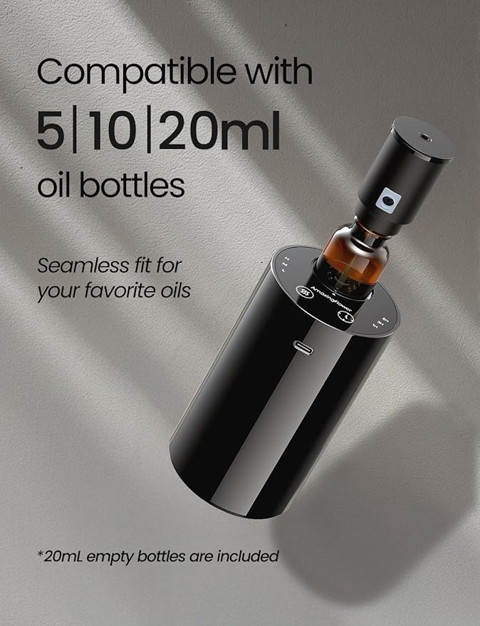 Waterless Essential Oil Diffuser, Portable Aromatherapy Diffuser - Image 6