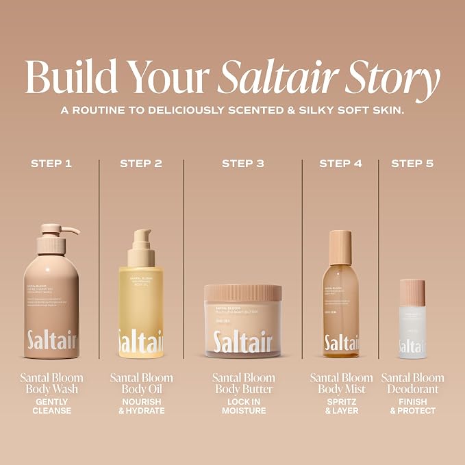 Saltair Body Wash 2-Pack – Santal Bloom – Moisturizing Body Wash - Image 8