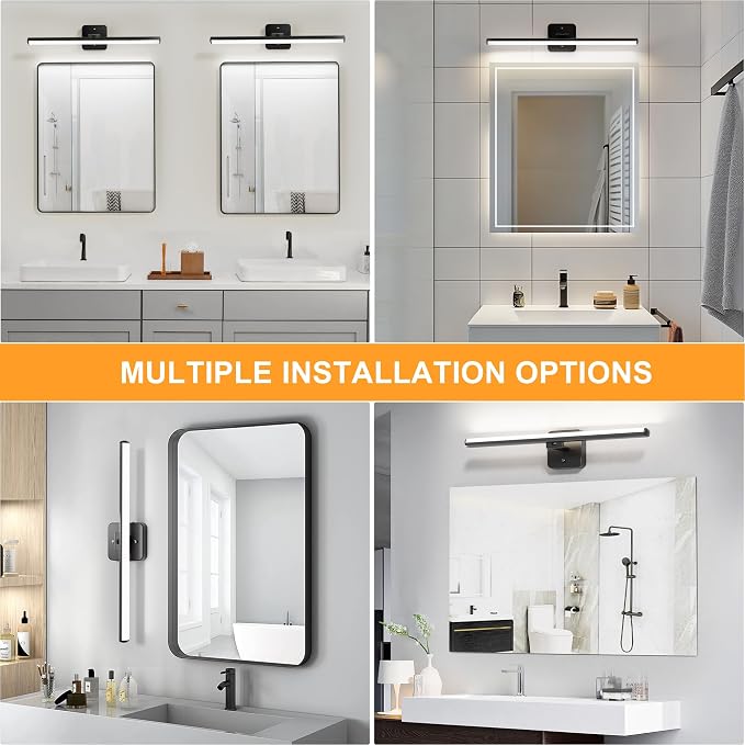 Sailstar Upgraded Bathroom Light Fixtures 23 inch Rotatable, Dimmable 15W 5CCT - Image 7