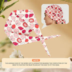 Adjustable Scrub Cap with Buttons & Sweatband, Working Hat with Elastic Tie Back - Image 5