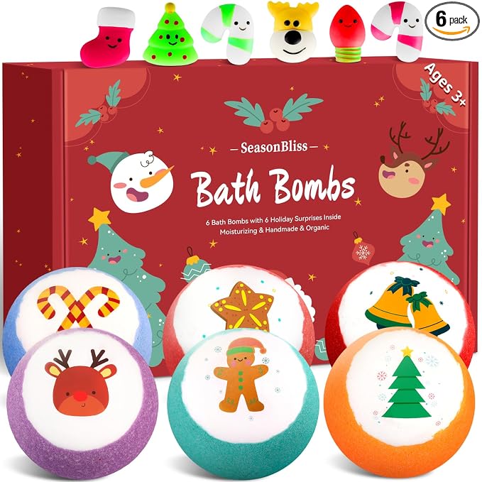 SeasonBliss Christmas Bath Bombs by Unknown