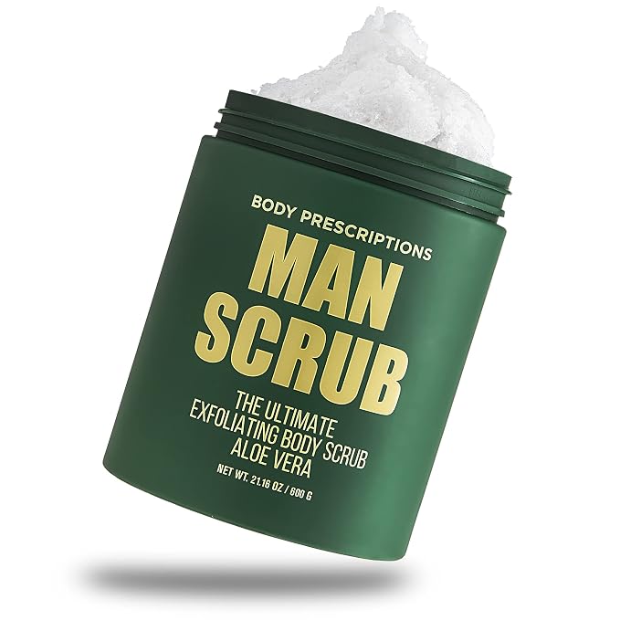 Body Prescriptions Men’s Exfoliating Body Scrub – Ultimate Skin Cleansing Wash - Image 4