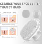 Silicone Face Scrubber for Men Facial Cleansing Brush Silicone Face Wash Brush - Image 4