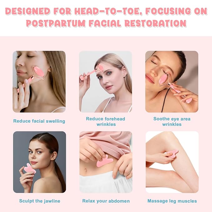 Birthing Comb for Labor Pain and Gua Sha Facial Tools, Post Partum/Home - Image 4