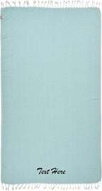 Personalized Beach Towel | Cotton Beach Towels, Sand Free, Highly Absorbent by LA%60HAMMAMFINELIVING