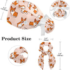 Adjustable Brown Dachshund Dog Blue Surgical Scrub Cap - Image 2