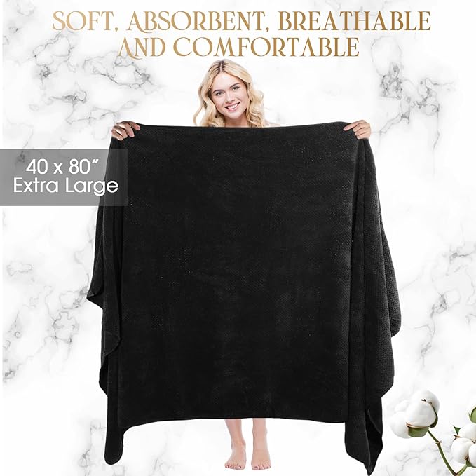 Peryiter Oversized Bath Towels Set of 6 - Image 6