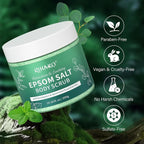 Eucalyptus Epsom Salt Body Scrub, Exfoliating detox body scrub, Relax & Relief - Image 9