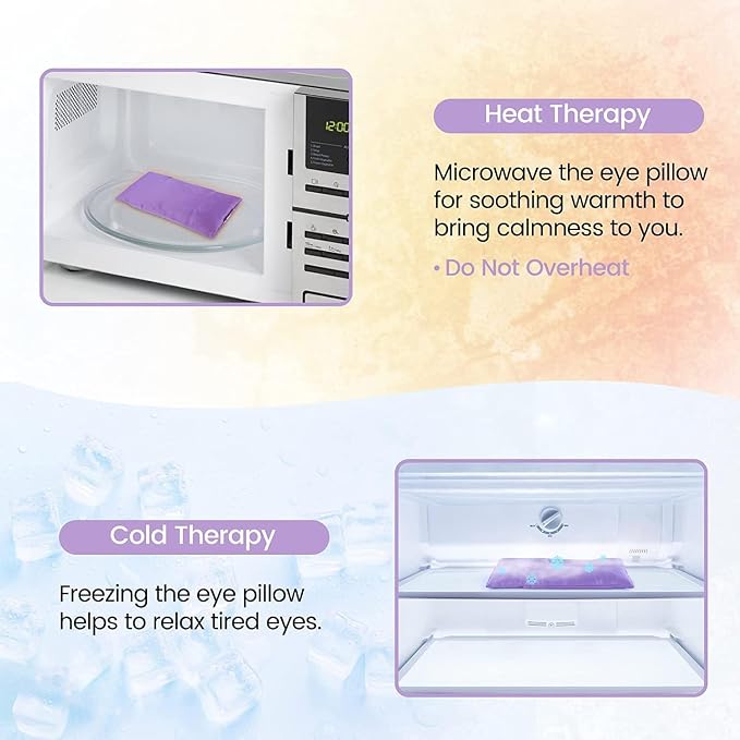 SuzziPad Lavender Eye Pillows for Relaxation - Image 6