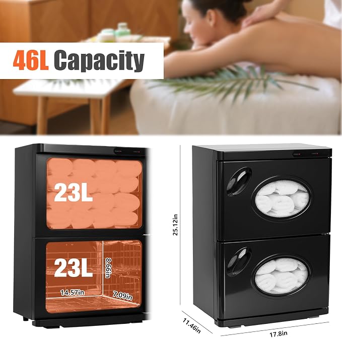 46L Hot Towel Warmer, Large Capacity Spa Towel Warmer - Image 8