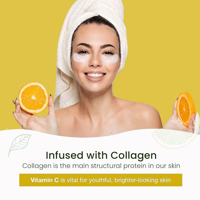 Oh K! Eye Mask - Vitamin C - Hydrating Under Eye Patches - Undereye Patches - Image 4