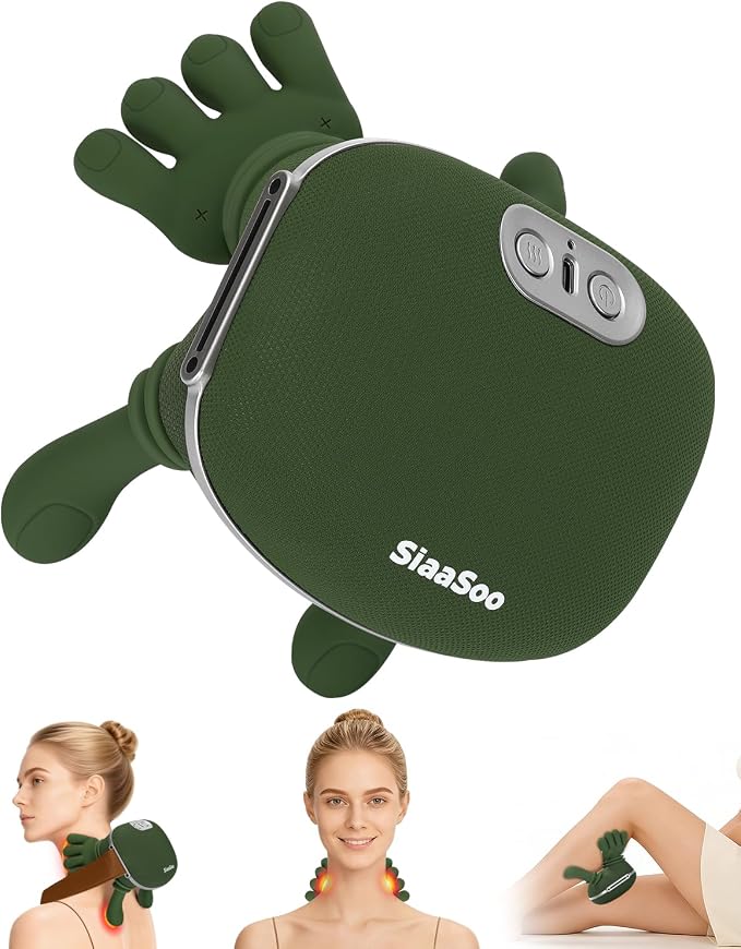 Siaasoo Neck Massager, Bionic Heated Massager, Electric Deep Tissue 3D Kneading by Unknown