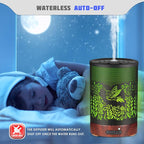 Metal Essential Oils Diffuser 150ML Aromatherapy Diffuser Cool Mist Humidifier - Image 5
