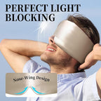 100% Mulberry Silk Sleep Mask, Large Eye Cover - Image 4