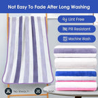 JML Microfiber Bath Towels, Bath Towel 2 Pack 30" x 60", Super Absorbent and - Image 6