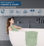 Extra Large Bath Sheet Set of 4, Ultra Soft Fluffy Towel, 35”x 70”Oversized - Image 7