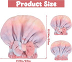 Xinjoduz Absorbent Hair Towel Wrap, Microfiber Hair Towel Wrap - Image 2