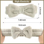 Ondder 8 Pcs Coffee Skincare Headbands Microfiber Hairband - Image 6