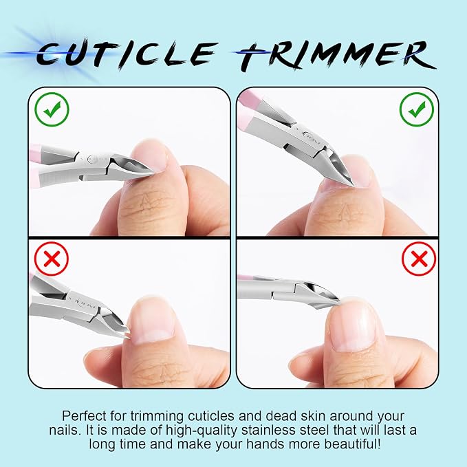 NXJ INFILILA Cuticle Trimmer, Cuticle Clippers - Image 6