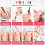 FANDAMEI Nail Care Kit, Nail Cuticle Nippers, Ingrown Toenail Tools Kit - Image 7
