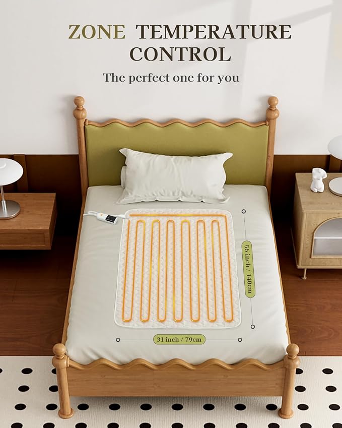 GOTCOZY Heated Mattress Pad Mini Twin Size 31"x55" - Image 2