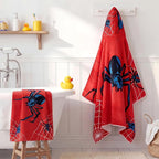 Peryiter 1 Pcs Spider Hooded Bath and Beach Towel 100% Cotton Pool Towels - Image 2