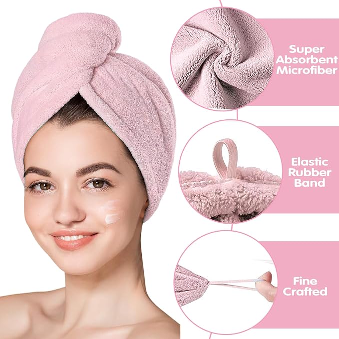 Hair Drying Towel 3 Pack - Image 4