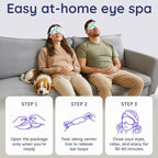 16 Pack Jasmine Steam Eye Mask for Dryness, Strain & Relaxation, Heated Eye - Image 4