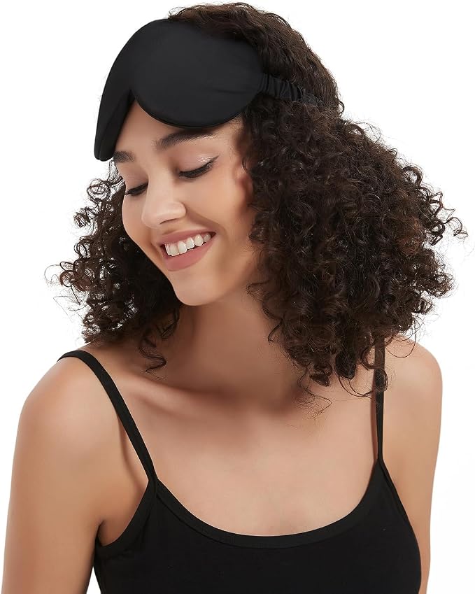 ALASKA BEAR Sleep Mask with Silk-Covered Adjustable Strap - Image 5