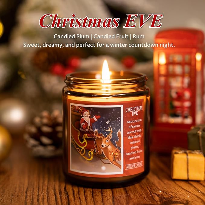 Auelife Christmas EVE Soy Candle - Image 2