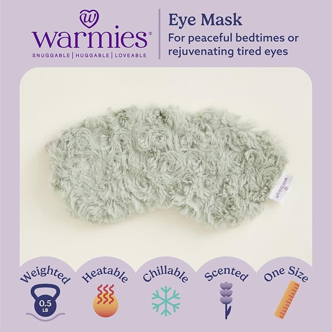 warmies Microwavable Eye Mask for Warmth & Comfort - Image 2