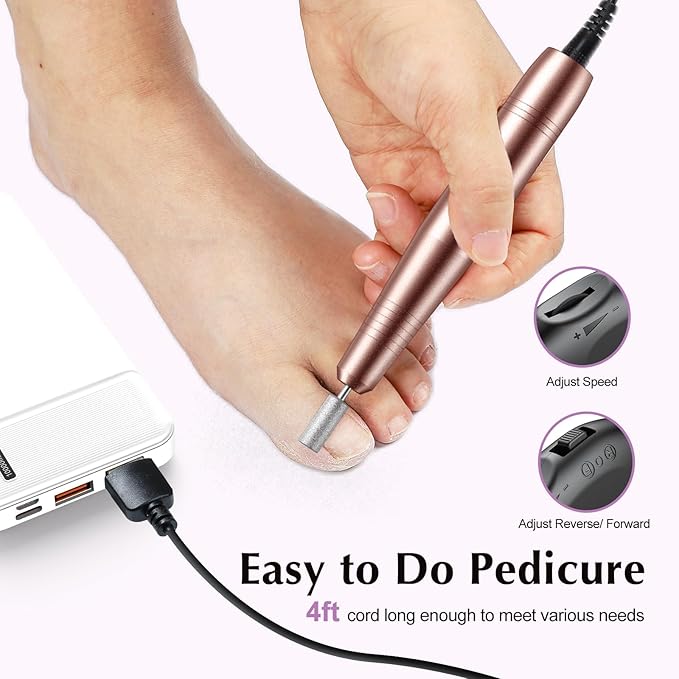 COSLUS C40 Electric Nail Drill File Professional: - Image 5