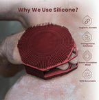 iTokGoK® Premium Silver-Infused Double-Sided Design 2-in-1 Silicone Body Brush - Image 3
