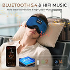 Sleep mask Headphones, 100% Blackout 3D Zero Eye Pressure Bluetooth Sleep mask - Image 5