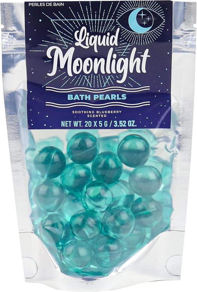 Gift Republic Liquid Spirit Moonlight Bath Pearls 20-Pack Soothing Blueberry by GiftRepublic