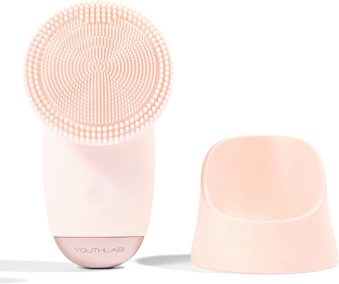 SoniGlow Silicone Face Scrubber/Facial Cleansing Brush – Electric Vibrating by Unknown