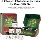 Christmas Scented Candles for Home, 6 Pack Soy Set, 21 oz Jar, Perfect Gifts - Image 2