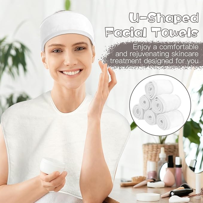 18PCS U-Shaped Microfiber Facial Towels - Image 5
