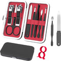 Manicure Set 8 in 1 Nail Clipper Set, Fingernail & Toenail Clippers, Manicure by RedFlow-official