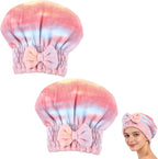 2PCS Super Absorbent Hair Towel Wrap by Unknown
