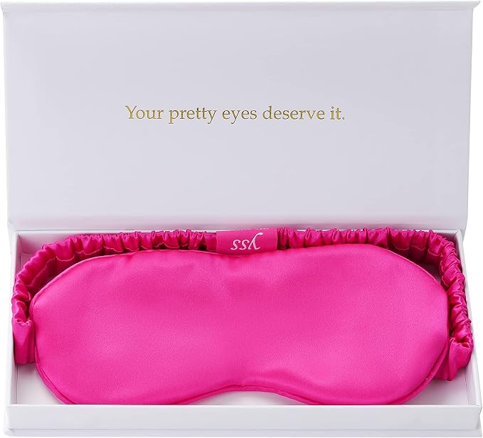 Silk Sleep Mask Light Blocking Luxury 100% Mulberry 19mm Silk Eye Mask Eye by YanserSelection