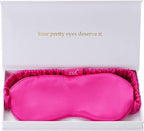 Silk Sleep Mask Light Blocking Luxury 100% Mulberry 19mm Silk Eye Mask Eye by YanserSelection