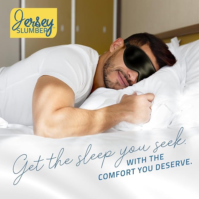Jersey Slumber 100% Silk Sleep Mask - Image 6