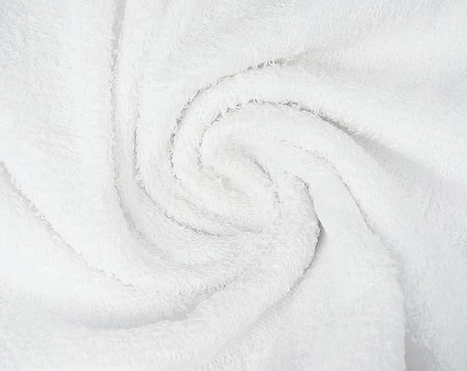 ZUPERIA White Bath Towels Bulk 12 Pack - Image 3