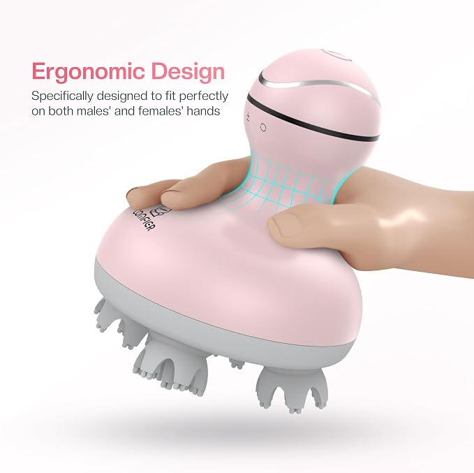 COMFIER Scalp Massager for Hair Growth, Waterproof & Full Body Kneading - Image 6